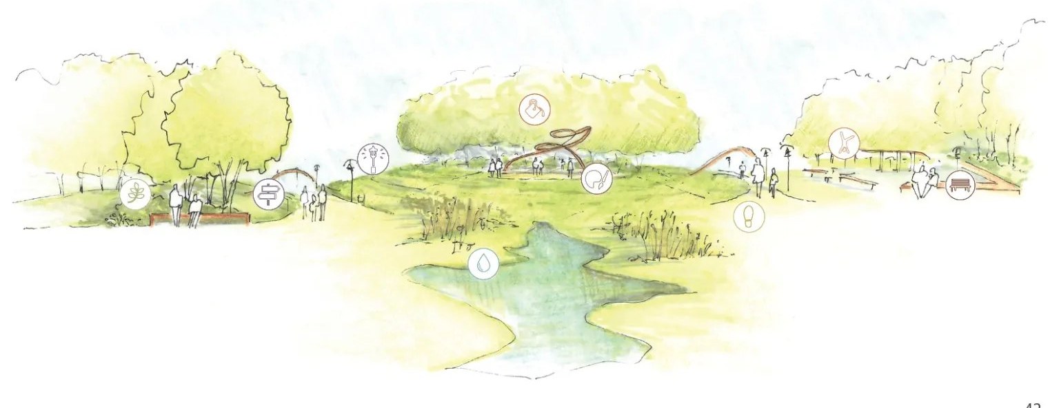 The green edge, watercolour